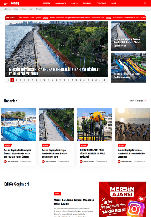 Mersin Ajansı Haber Sitesi