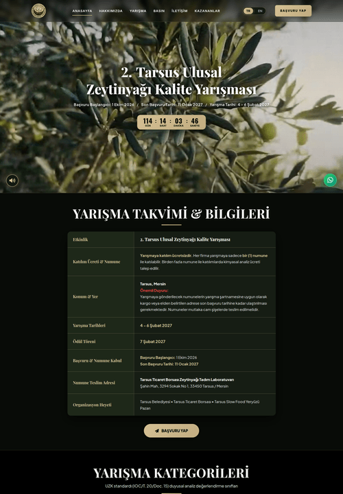 Tarsus Nooc Yarışma Sitesi